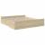Cadru de pat cu sertare stejar sonoma 200x200 cm lemn prelucrat GartenMobel Dekor
