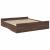 Cadru de pat cu sertare stejar maro 200x200 cm lemn prelucrat GartenMobel Dekor