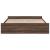 Cadru de pat cu sertare stejar maro 200x200 cm lemn prelucrat GartenMobel Dekor