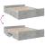 Cadru de pat cu sertare, gri beton, 160x200 cm, lemn prelucrat GartenMobel Dekor