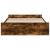 Cadru de pat cu sertare stejar fumuriu 160x200cm lemn prelucrat GartenMobel Dekor