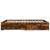 Cadru pat cu sertare stejar fumuriu 150x200 cm lemn prelucrat GartenMobel Dekor