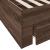 Cadru de pat cu sertare stejar maro 75x190 cm lemn prelucrat GartenMobel Dekor