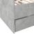 Cadru pat de zi cu sertare gri beton 100x200 cm lemn prelucrat GartenMobel Dekor