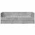 Cadru pat de zi cu sertare gri beton 100x200 cm lemn prelucrat GartenMobel Dekor