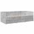 Cadru pat de zi cu sertare gri beton 100x200 cm lemn prelucrat GartenMobel Dekor