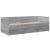 Cadru pat de zi cu sertare gri sonoma 75x190 cm lemn prelucrat GartenMobel Dekor