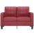 Canapea cu 2 locuri, roșu vin, 120 cm, material textil GartenMobel Dekor