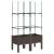 Jardinieră de grădină cu spalier, maro, 80x40x142,5 cm, PP GartenMobel Dekor
