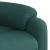 Fotoliu de masaj rabatabil, verde închis, material textil GartenMobel Dekor
