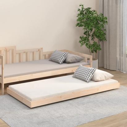 Cadru de pat, 75x190 cm, lemn masiv de pin GartenMobel Dekor