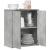 Dulap, gri beton, 60x31x70 cm, lemn prelucrat GartenMobel Dekor