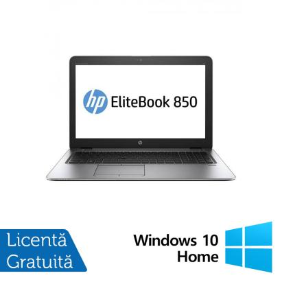 Laptop Refurbished HP EliteBook 850 G3, Intel Core i7-6500U 2.50GHz, 8GB DDR4, 256GB SSD, 15.6 Inch Full HD, Webcam + Windows 10 Home NewTechnology Media