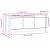 Dulap pentru pantofi, alb, 110x38x45,5 cm, lemn masiv pin GartenMobel Dekor