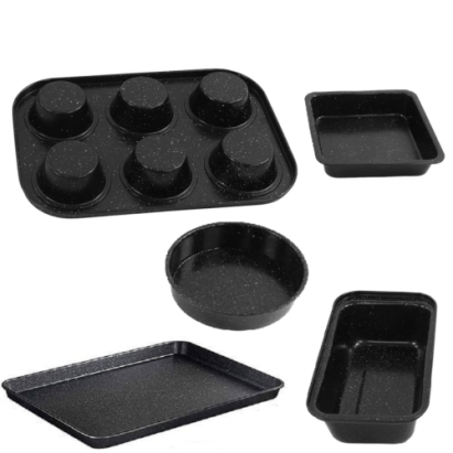 Set de tavi Royalty Line cu acoperire antiaderentă, 5 piese. Handy KitchenServ