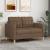 Canapea cu 2 locuri, maro, 120 cm, material textil GartenMobel Dekor
