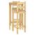 Set mobilier de bar, 3 piese, lemn masiv de pin GartenMobel Dekor