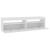 Comode TV cu lumini LED, 2 buc., alb extralucios, 75x35x40 cm GartenMobel Dekor
