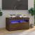 Comodă TV cu lumini LED, stejar maro, 75x35x40 cm GartenMobel Dekor