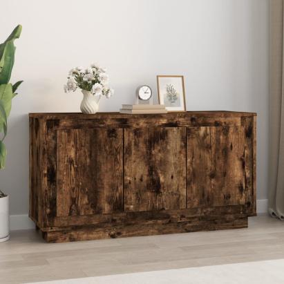 Servantă, stejar afumat, 102x35x55 cm, lemn prelucrat GartenMobel Dekor