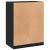 Dulap, negru, 77x48x102 cm, lemn prelucrat GartenMobel Dekor