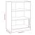 Dulap, negru, 77x48x102 cm, lemn prelucrat GartenMobel Dekor