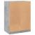 Dulap, gri beton, 77x48x102 cm, lemn prelucrat GartenMobel Dekor