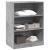 Dulap, gri beton, 77x48x102 cm, lemn prelucrat GartenMobel Dekor