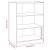 Dulap, stejar fumuriu, 77x48x102 cm, lemn prelucrat GartenMobel Dekor