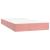 Pat box spring cu saltea, roz, 80x200 cm, catifea GartenMobel Dekor