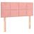 Pat box spring cu saltea, roz, 80x200 cm, catifea GartenMobel Dekor
