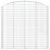 Coș gabion arcuit, 200x30x180/200cm, fier galvanizat GartenMobel Dekor