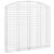 Coș gabion arcuit, 200x30x180/200cm, fier galvanizat GartenMobel Dekor