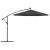 vida XL Pânză de schimb umbrelă de soare consolă, antracit, 350 cm GartenMobel Dekor