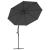 vida XL Pânză de schimb umbrelă de soare consolă, antracit, 350 cm GartenMobel Dekor