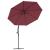 vida XL Pânză de schimb umbrelă de soare consolă, roșu bordo, 350 cm GartenMobel Dekor