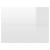 Mască de chiuvetă, alb extralucios, 60 x 38,5 x 45 cm, PAL GartenMobel Dekor