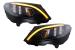 Faruri LED Mercedes C-Class W205 S205 A205 C205 (2014-2018) Negru Semnal Dinamic Secvential Performance AutoTuning