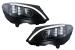 Faruri LED Mercedes C-Class W205 S205 A205 C205 (2014-2018) Negru Semnal Dinamic Secvential Performance AutoTuning