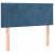 Pat box spring cu saltea, albastru închis, 90x190 cm, catifea GartenMobel Dekor