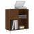 Dulap pentru discuri stejar maro 84,5x38x89 cm lemn compozit GartenMobel Dekor