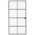 Ușă de interior negru 102x201,5cm sticlă securiz./aluminiu slim GartenMobel Dekor
