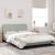 Cadru de pat cu tăblie, gri deschis, 140x200 cm, catifea GartenMobel Dekor