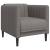 Set de canapele, 3 piese, gri taupe, textil GartenMobel Dekor