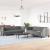 Set de canapele, 2 piese, gri taupe, material GartenMobel Dekor