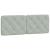 Cadru de pat cu lumini LED, gri deschis, 120x200 cm, catifea GartenMobel Dekor