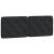 Cadru de pat cu lumini LED, negru, 120x200 cm, catifea GartenMobel Dekor