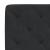 Cadru de pat cu lumini LED, negru, 140x190 cm, catifea GartenMobel Dekor