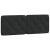 Cadru de pat cu lumini LED, negru, 140x200 cm, catifea GartenMobel Dekor
