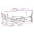Set mobilier de grădină cu perne, 3 piese, lemn masiv acacia GartenMobel Dekor
